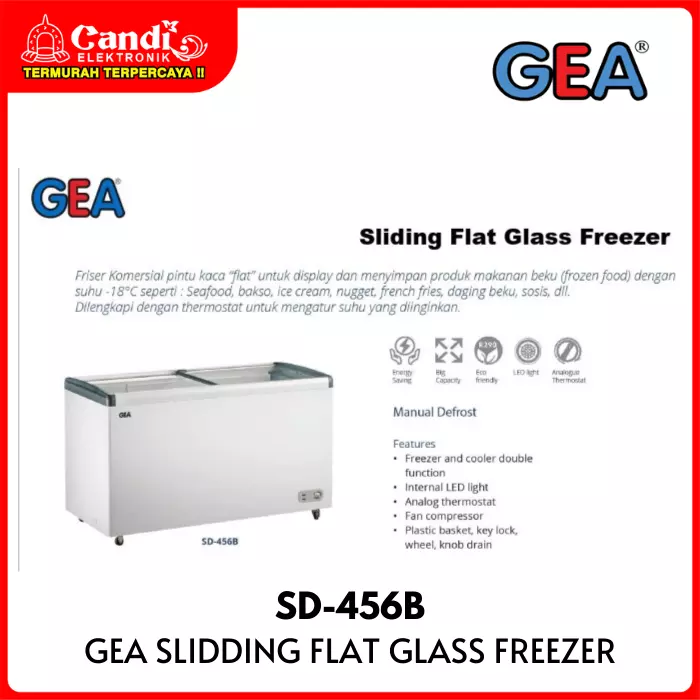 BOX FREEZER SLIDING DOOR GEA